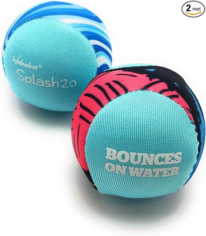 Waboba Splash Ball 2.0 - Water Bouncing Ball (Colors May Vary) | Amazon (US)