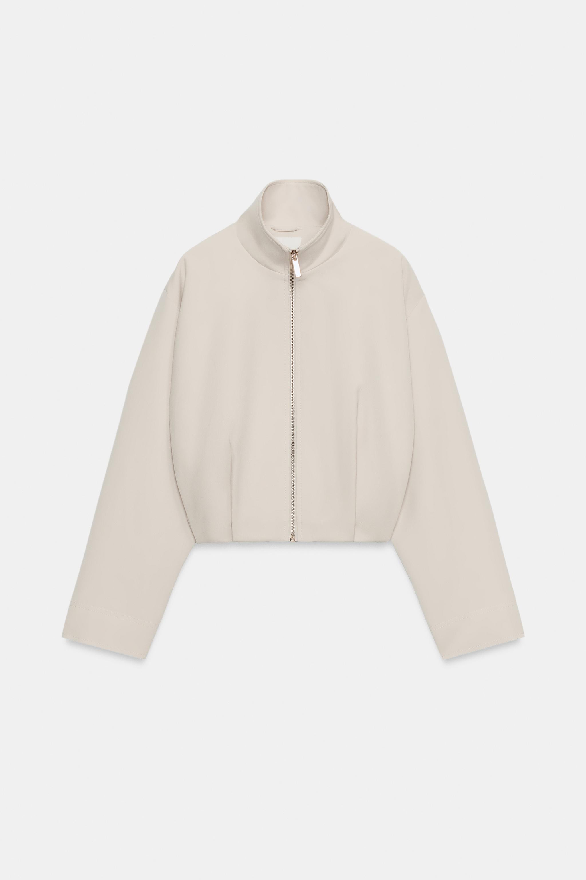 STAND-UP COLLAR BOMBER JACKET | Zara US