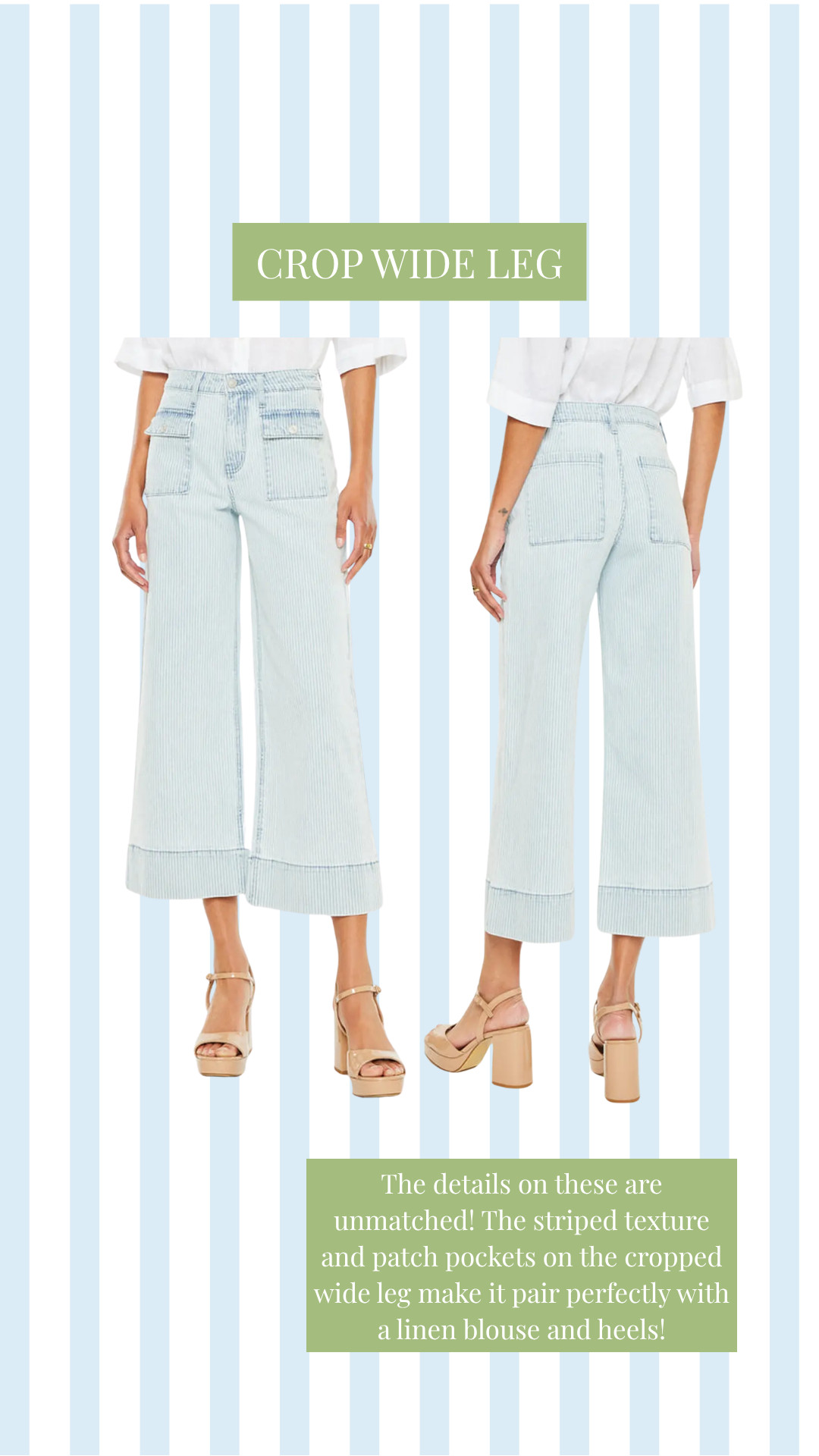 These cropped wide leg jeans are 100% cotton and too cute! 

 #LTKgrwm #LTKootd #LTKmomlife