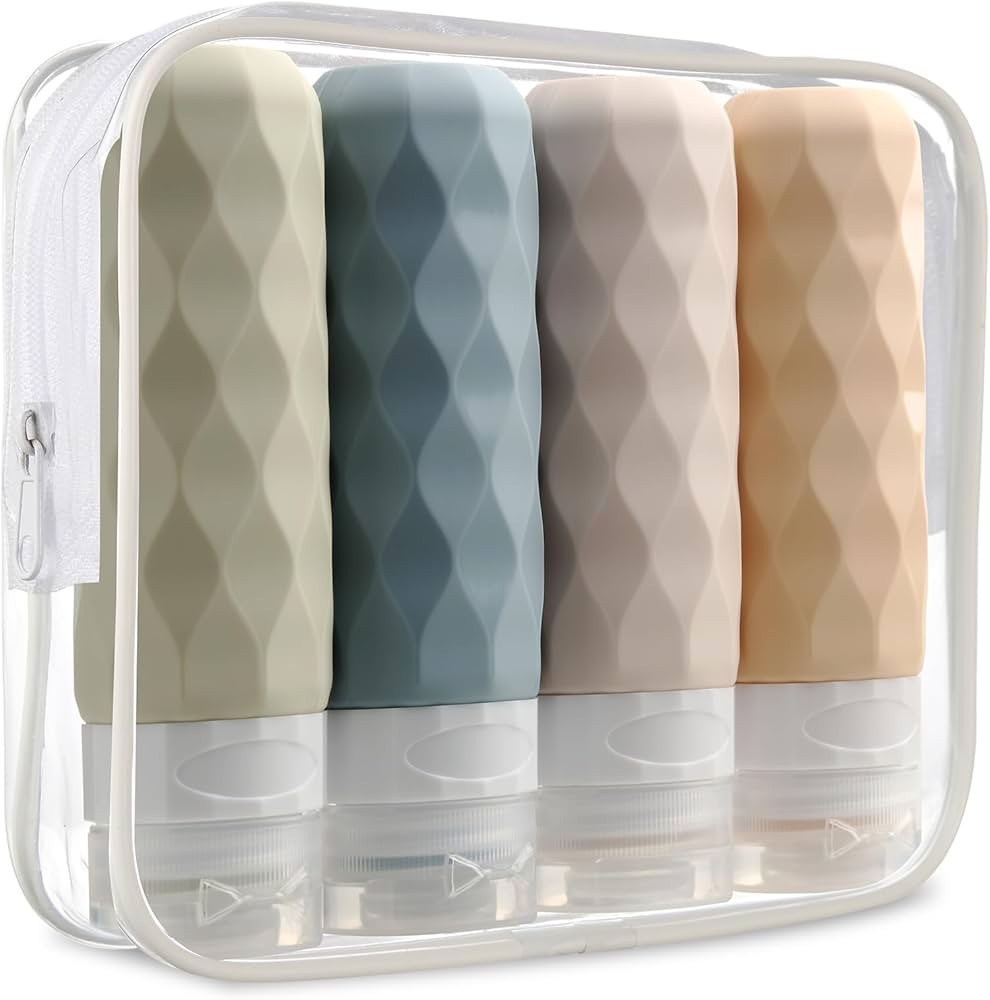 Gemice Travel Bottles for Toiletries, Tsa Approved 3oz Portable Travel Bottles, BPA Free Leak Pro... | Amazon (US)