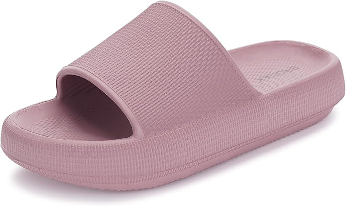 BRONAX Pillow Slippers for Women and Men | House Slides Shower Sandals | Cushioned Thick Sole | Amazon (US)