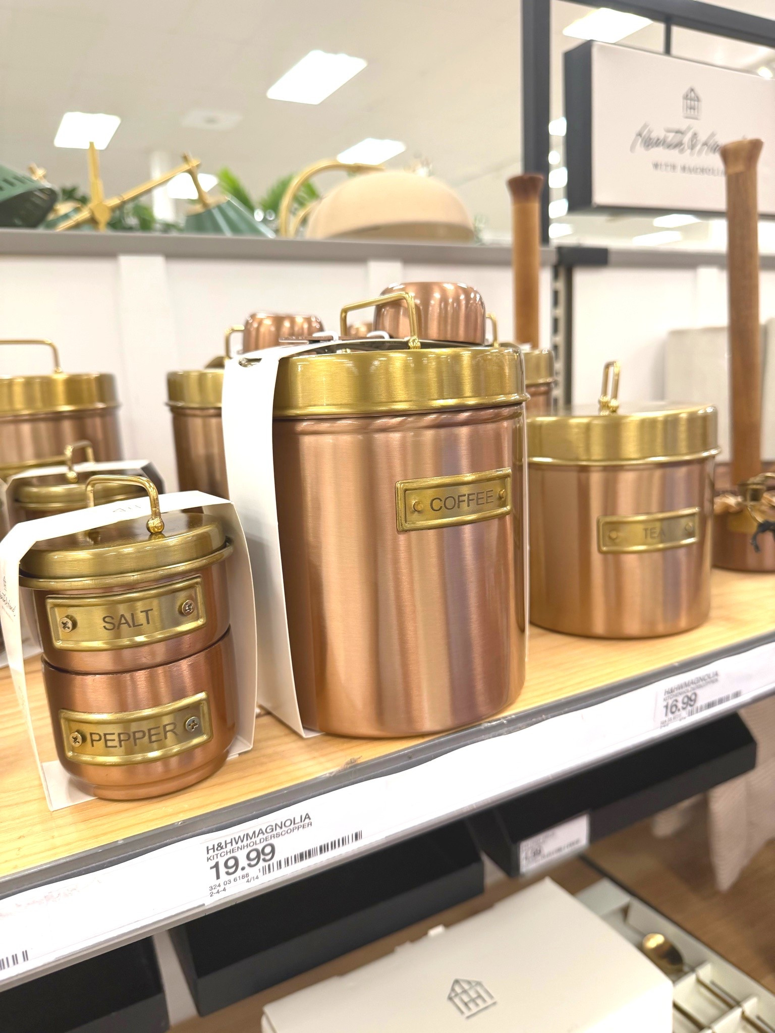 Target Home Kitchen Coffee, Tea, Salt & Pepper Copper Finish - Hearth & Hand™ with Magnolia @Target #target #targethome #hearthandhand #magnoliahome #targetkitchen #kitchenessenruaks #hostingideas #coffeebar #teaparty #kitchenideas

#LTKHome #LTKmorningroutine #LTKdayinmylife