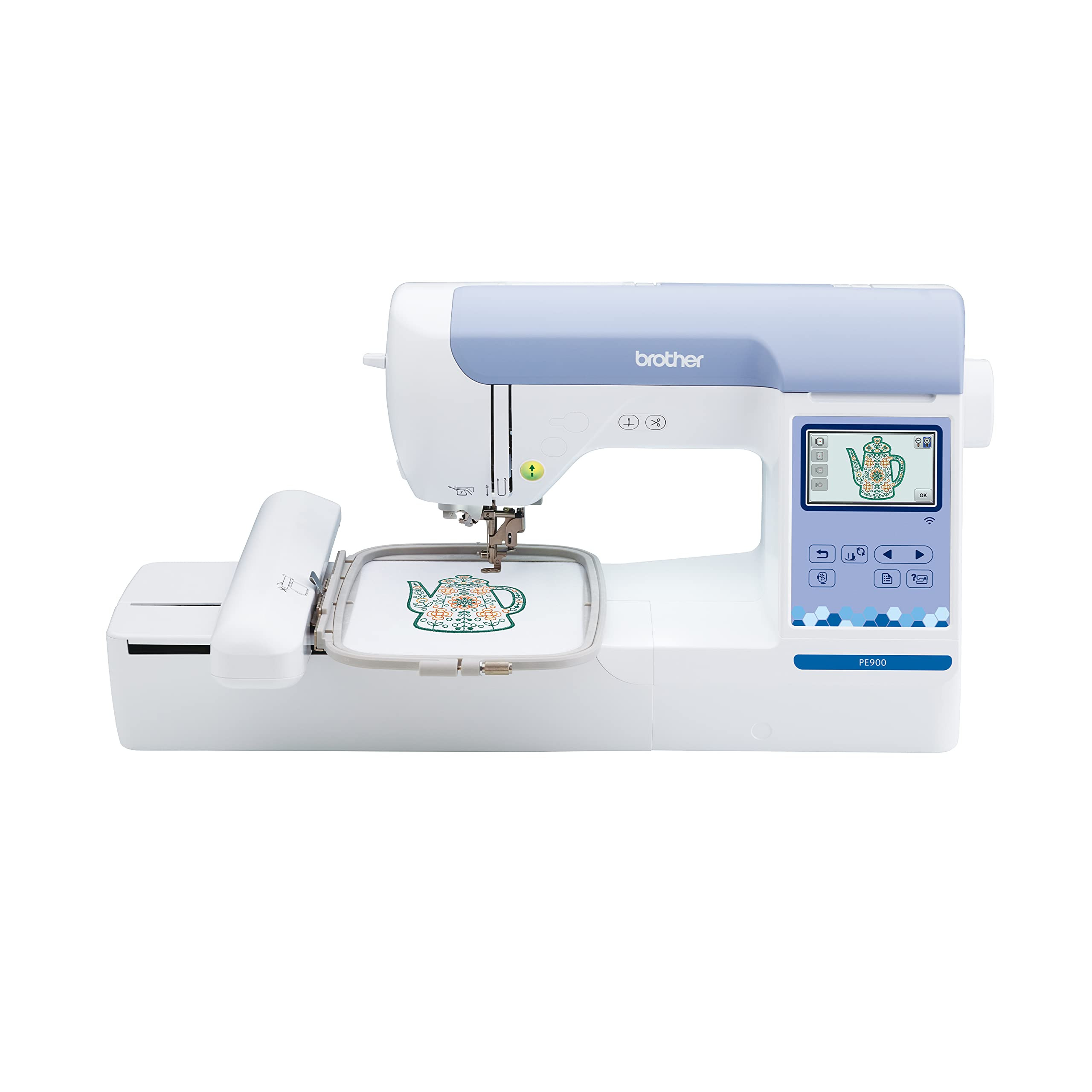 Brother PE900 Embroidery Machine with WLAN, White | Amazon (US)