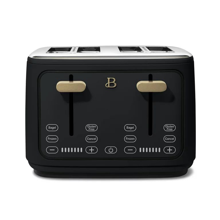 Beautiful 4-Slice Toaster with Touch-Activated Display, Black Sesame by Drew Barrymore | Walmart (US)