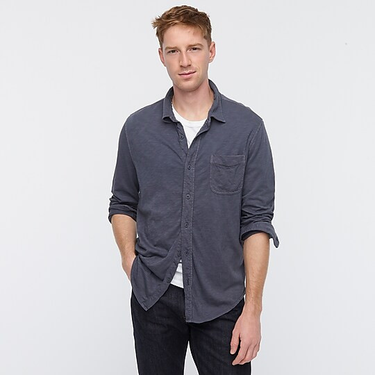 Garment-dyed Harbor shirt | J. Crew US