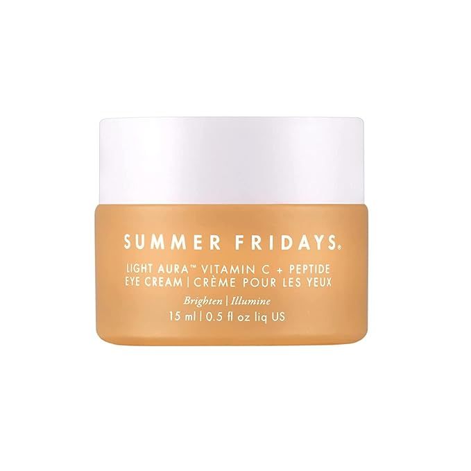 Summer Fridays Light Aura Vitamin C + Peptide Eye Cream .5 oz/ 15 mL | Amazon (US)