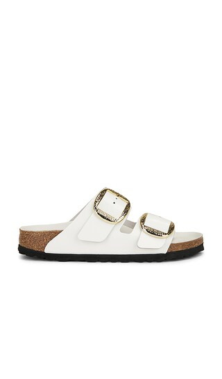 Arizona Hammered Big Buckle Sandal | Revolve Clothing (Global)