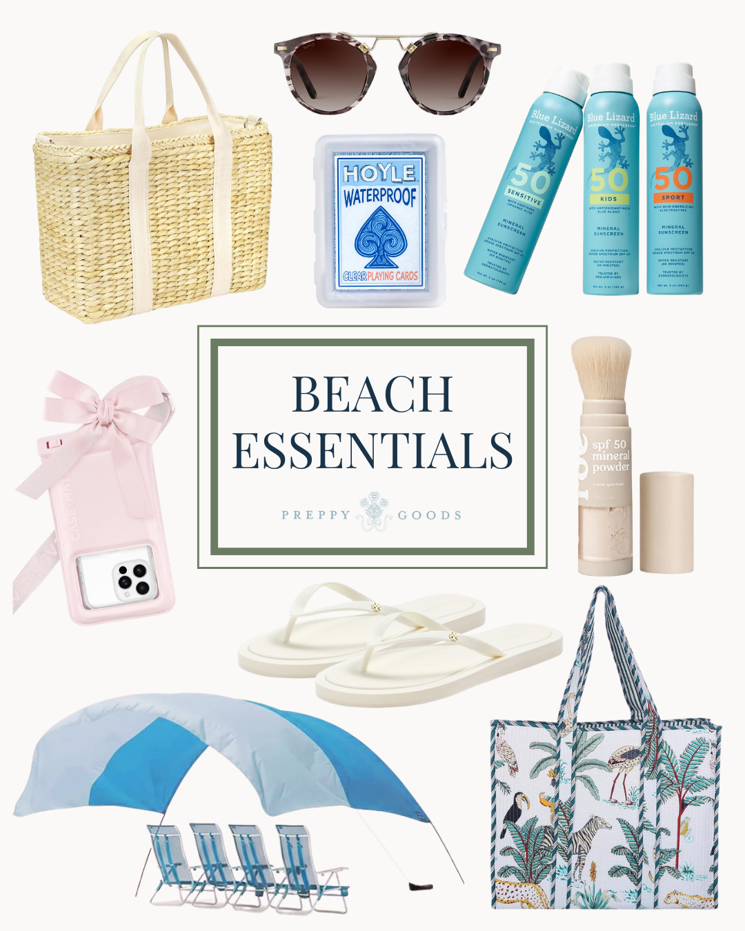 My beach bag essentials lately ✨ From the cutest waterproof phone case to the best mineral SPF and easy neutral sandals… these are the little things making beach days so much better 🐚 

 #LTKmomlife #LTKSeasonal #LTKSwim