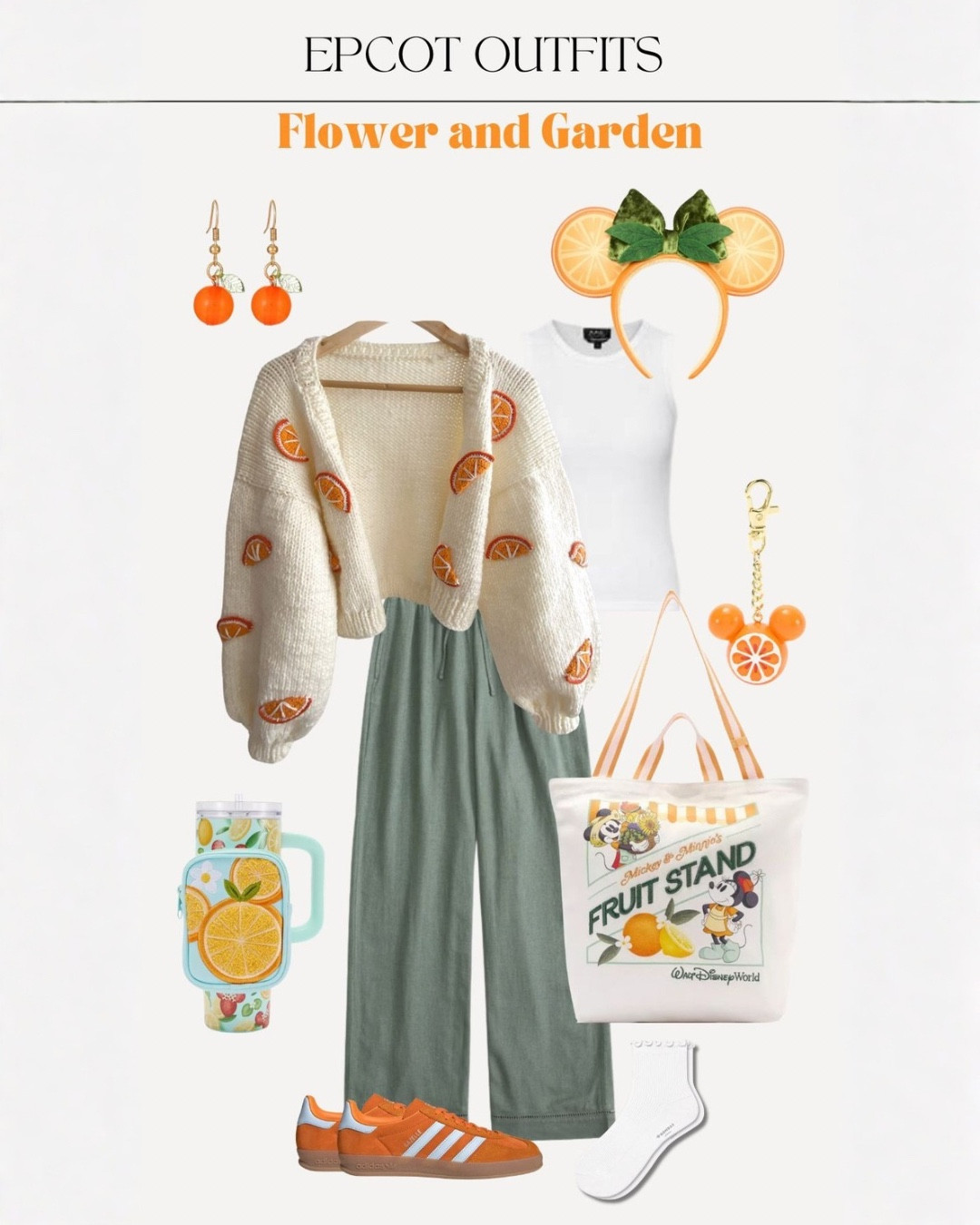 Orange you glad it’s spring? 🍊🌼

This might be my favorite park outfit lately—comfy wide-leg pants, the cutest citrus cardigan, and a little orange moment with the accessories. Perfect for strolling the gardens, grabbing a snack, and soaking up all the sunshine. 🍊🧡 #springoutfit #citrusstyle #parkoutfit #disneystyle

#LTKootd #LTKFestival #LTKTravel