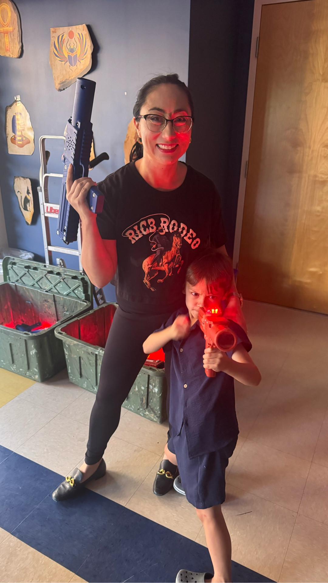 Laser tag + my favorite boys = the best kind of chaos 💥💙

Mother-Son Night at school was one for the books! Between the running, hiding, laughing, and *very serious* competition, these boys gave it their all—and so did the moms 😄

So grateful for sweet moments like these with my two boys, their awesome friends, and a great group of moms. Watching them have fun together (and maybe teaming up against us!) is something I’ll never forget.

Already hearing requests for a rematch… and honestly, I’m ready 🔫✨

#LTKMothersDay #LTKmomlife #LTKKids