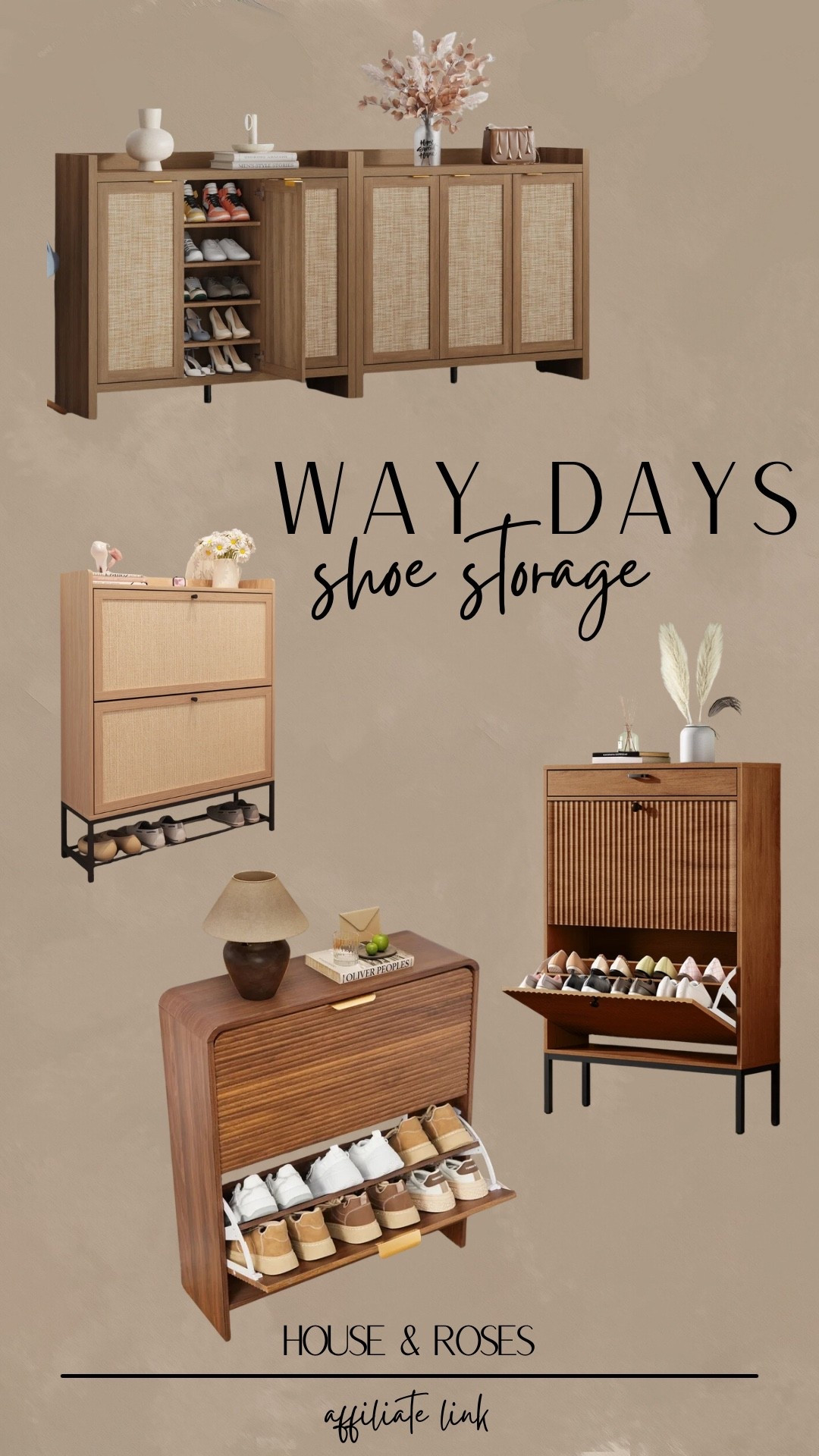 Shoe storage cabinets that keep your home organized! 

#LTKHome #LTKSaleAlert #LTKSeasonal