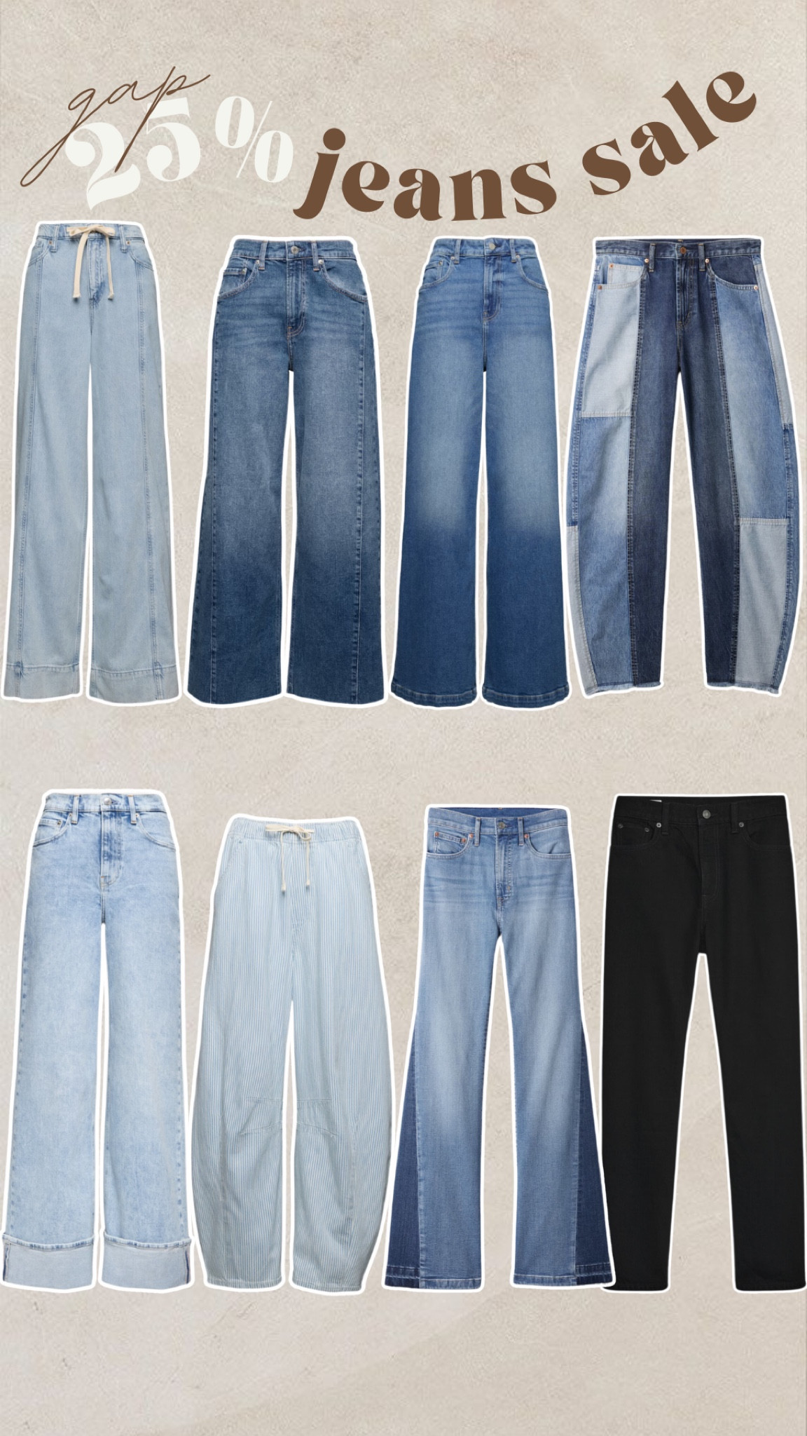 Annual gap Jean sale!! 

#LTKFindsUnder50 #LTKFindsUnder100 #LTKSaleAlert