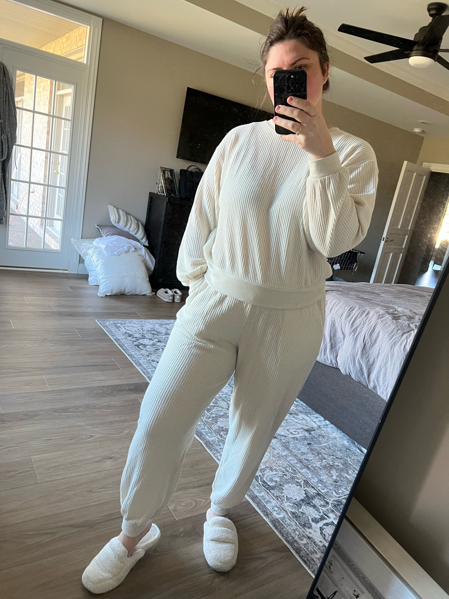 Work from home workwear loungewear pajamas comfy 

#LTKMidsize