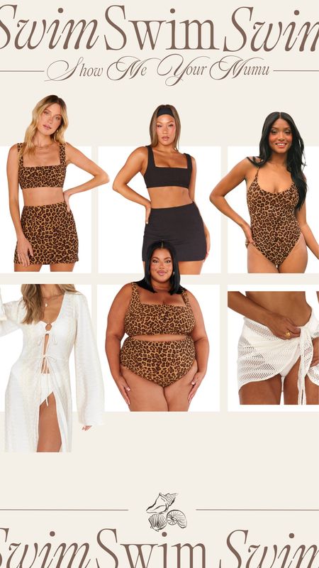 Swim from show me your muni🤎🥥🌴 obsessed with the 3 piece cheetah! They come as separates so you can get different sizes in top and bottoms

I’m in a large top, XL bottom! #swim #vacation #springbreak 

#LTKmidsize #LTKSeasonal #LTKswim