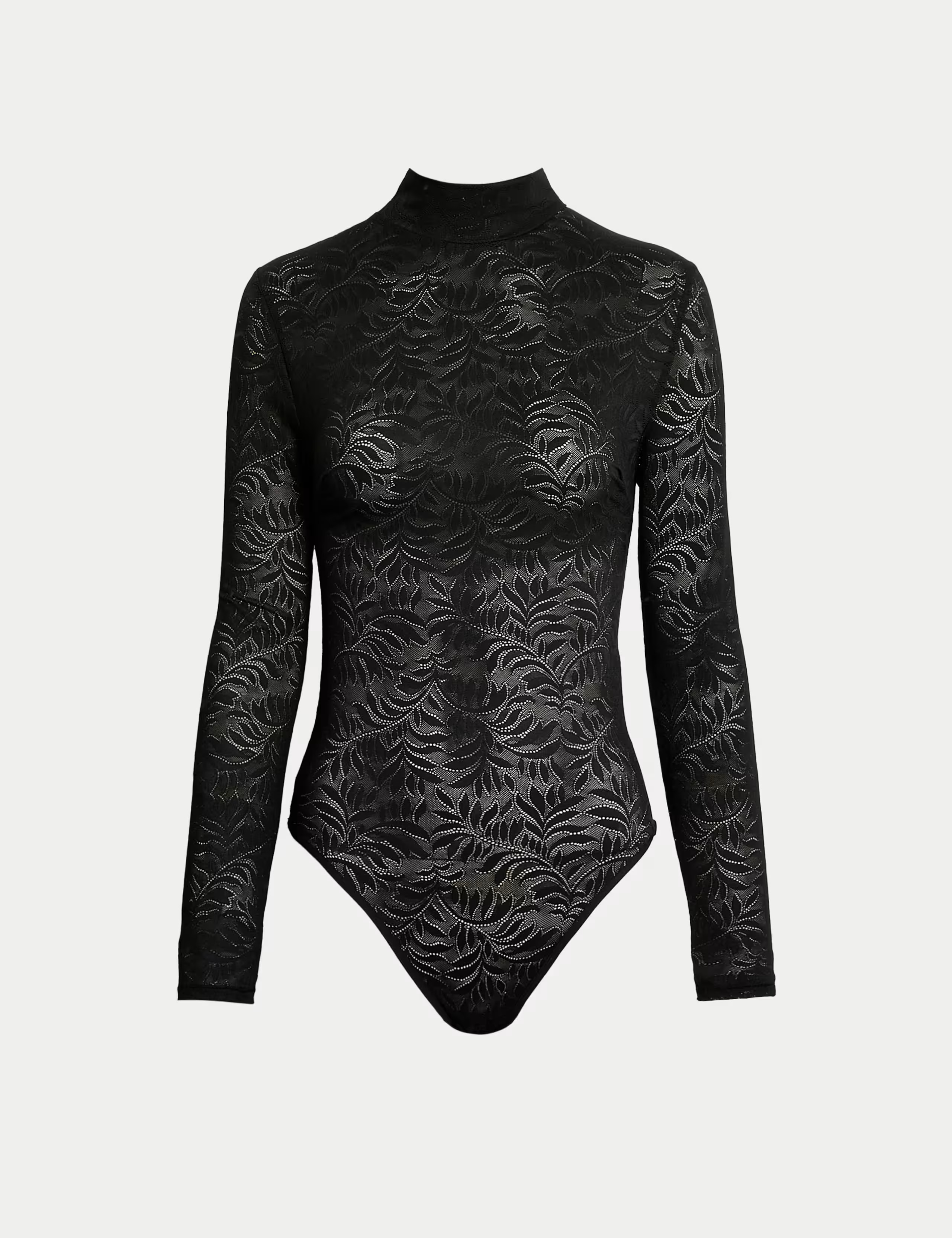 Light Control Flexifit™ Lace High Neck Body | M&S | M&S | Marks & Spencer (UK)