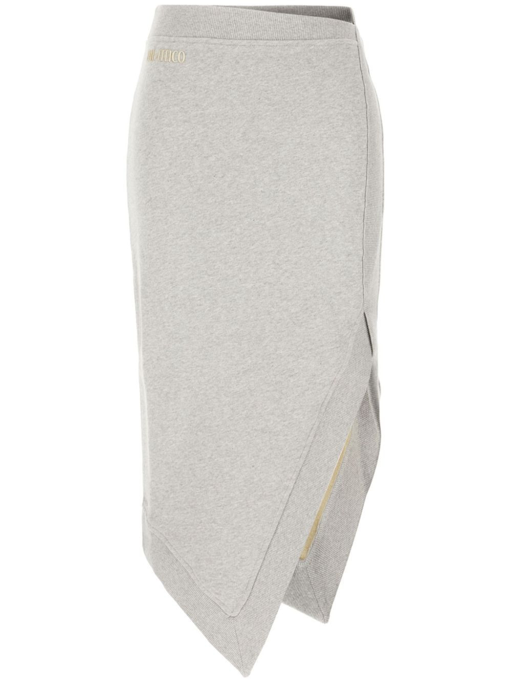 The Attico mélange-effect midi skirt - Grey | Farfetch Global