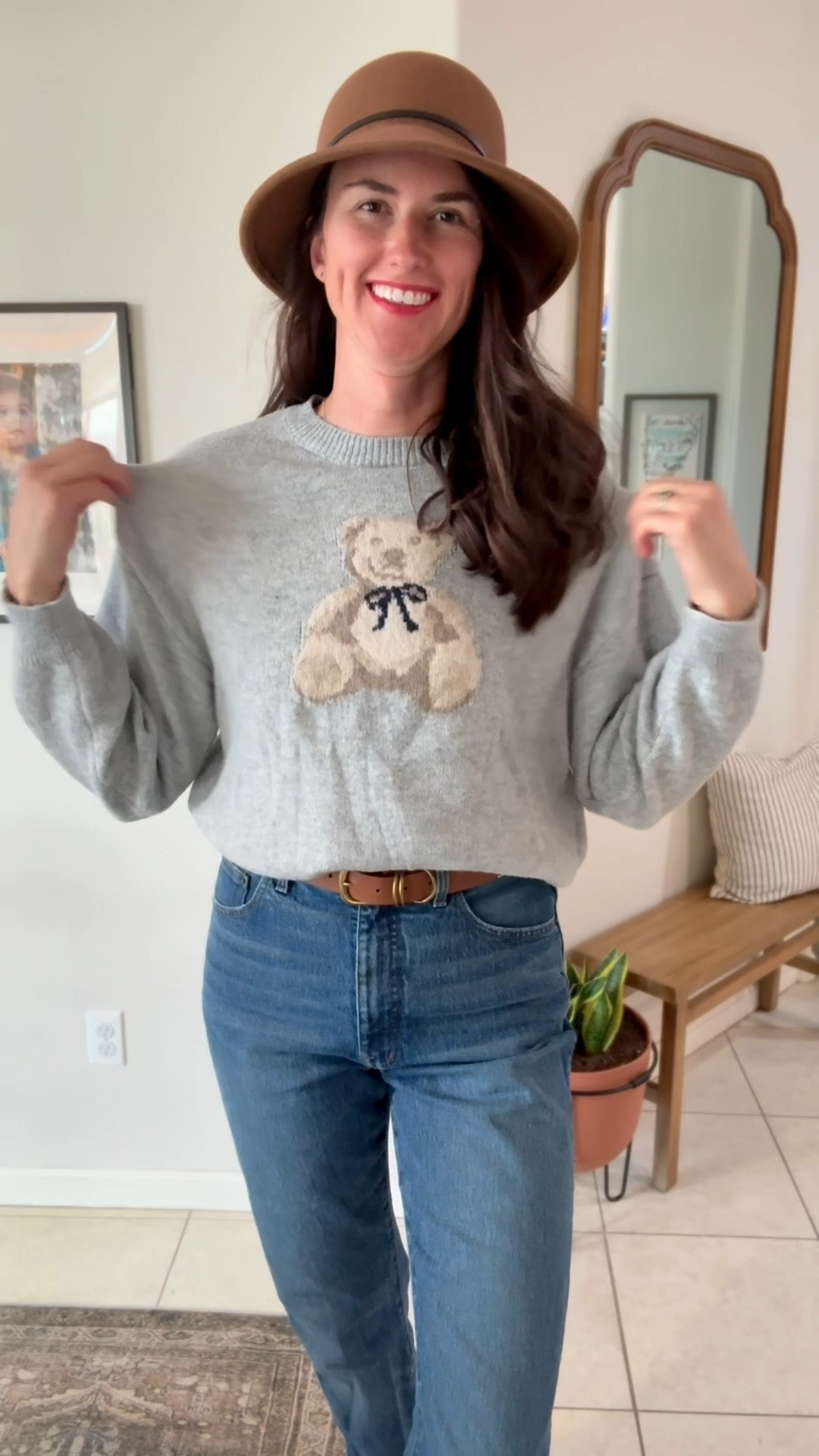 Fully embracing the teddy bear sweater trend! This one is so soft! I’m wearing a medium. 

#LTKmomlife #LTKHoliday #LTKootd