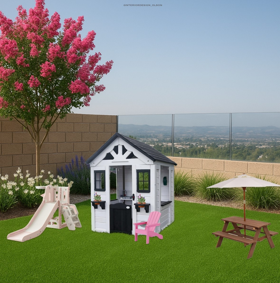 A play space that works for everyone 

This toddler-friendly backyard design creates a safe and inviting spot for the kids to play while giving parents a chance to relax or even get some work done outside. With soft turf underfoot, a little slide, and a picnic table, it’s built for hours of fun. The layout makes it easy to keep an eye on the kids while enjoying the outdoors the perfect blend of play and peace of mind. 💛

Shop the toddler play area essentials I used to create this family-friendly backyard space below.

#ToddlerPlayArea #BackyardPlayground #FamilyFriendlyBackyard #OutdoorPlayIdeas #ToddlerSafePlay #BackyardInspo #CaliforniaOutdoorLiving #LTKKids #LTKOutdoor #LTKHome