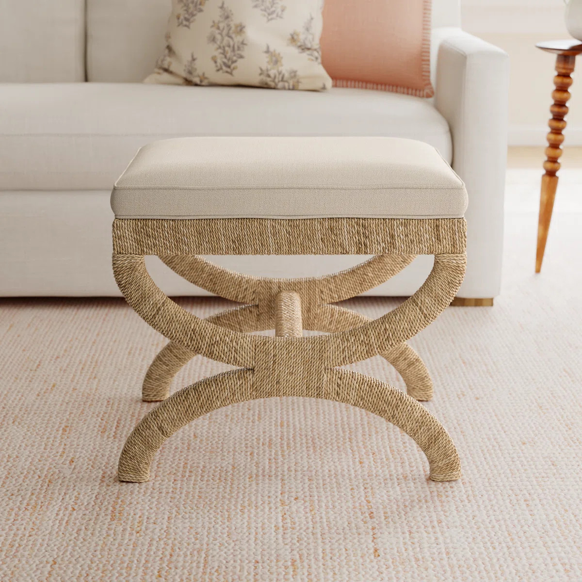 Birch Lane™ Seri Upholstered Ottoman & Reviews | Wayfair | Wayfair North America