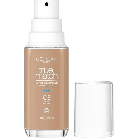 L Oreal Paris True Match Cream Foundation Makeup C5 Cool Medium 1 fl oz | Walmart (US)
