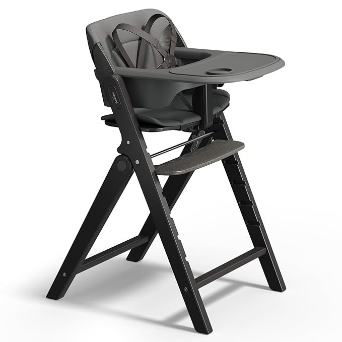 Mamazing GrowPod Pro Wooden Baby High Chair for 6 Months to 300lbs, Easy to Clean with Tray, Comp... | Amazon (US)