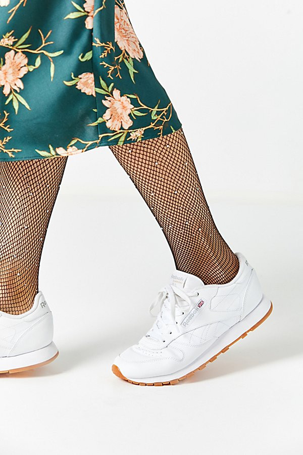 Out From Under Jewel Fishnet Tight - Black S/M at Urban Outfitters | Urban Outfitters (US and RoW)