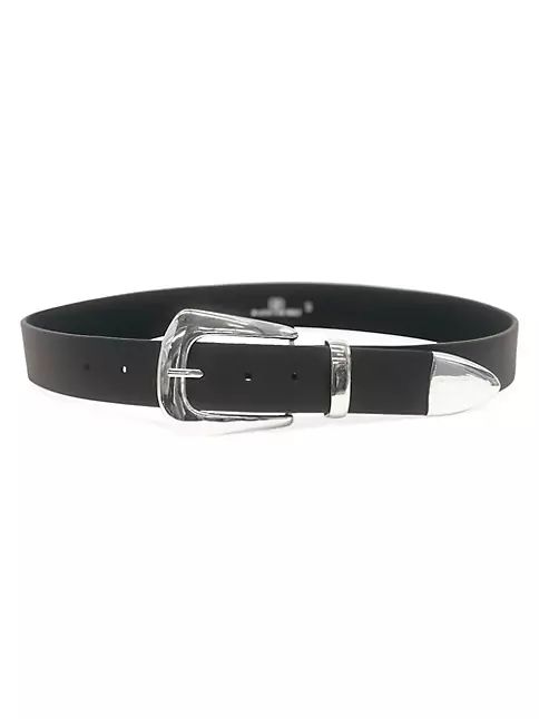 Jordana Mini Western Leather Belt | Saks Fifth Avenue