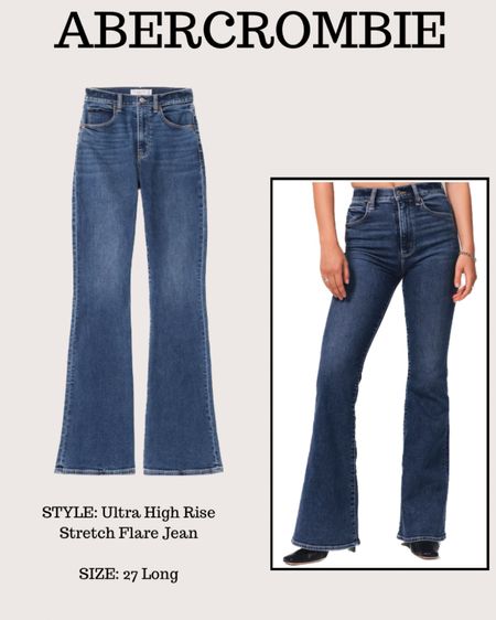 Ultra High Rise Stretch Flare Jeans at Abercrombie! 25% off now!

#LTKSeasonal #LTKsalealert #LTKBacktoSchool