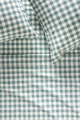 Organic Cotton Percale Printed Sheet Set | Anthropologie (US)