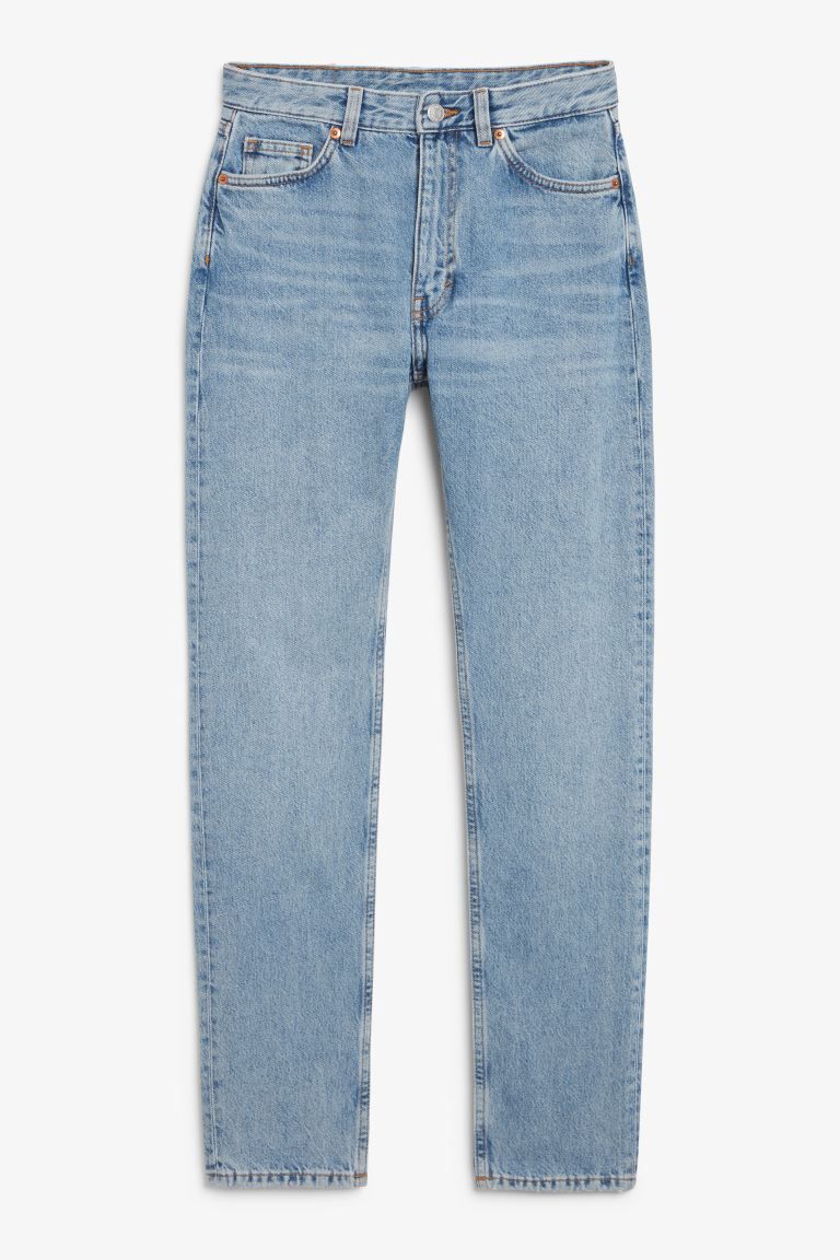 Hoch sitzende Jeans Kimomo mit schmalem Bein | H&M (DE, AT, CH, DK, NL, NO, FI)