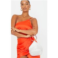 Silver Round Handle Diamante Chainmail Grab Bag | PrettyLittleThing UK