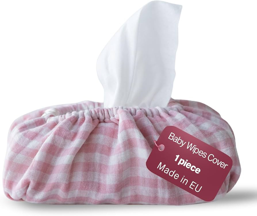 Baby Wipes Cover – Universal Size, One Size Fits All Wipes Packages | Muslin Cotton Tissue Cove... | Amazon (US)