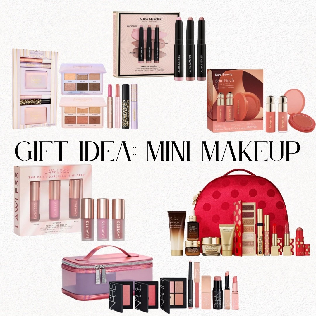 Discover the magic of minis! ✨ 

Perfect for gifting, traveling, or trying something new—these mini makeup must-haves are ready to steal the spotlight.  

💄 Lipsticks  
🪞 Blushes  
👁️ Eye palettes  

All in adorable, travel-sized sets!  

#MiniMakeup #GiftGuide #LTKBeauty #MakeupLovers #TravelBeauty

#LTKGiftGuide #LTKSeasonal #LTKHoliday