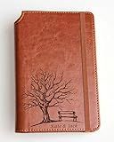Tree with romantic bank Journal with Custom text or custom initials engraved Journal leather bound,  | Amazon (US)