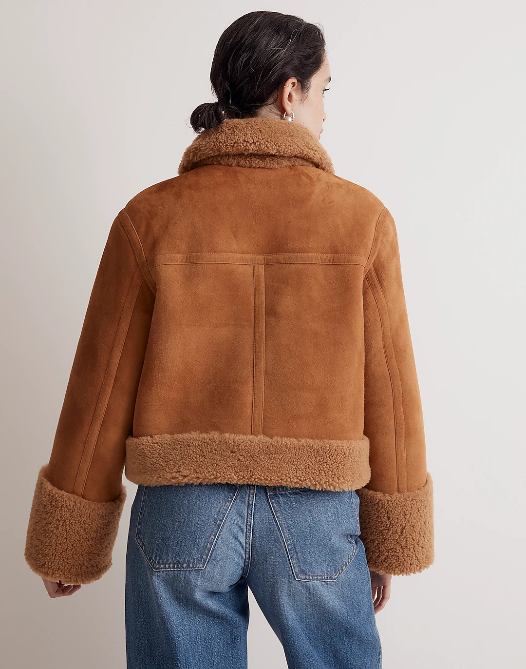 Shearling Zip-Front Jacket | Madewell