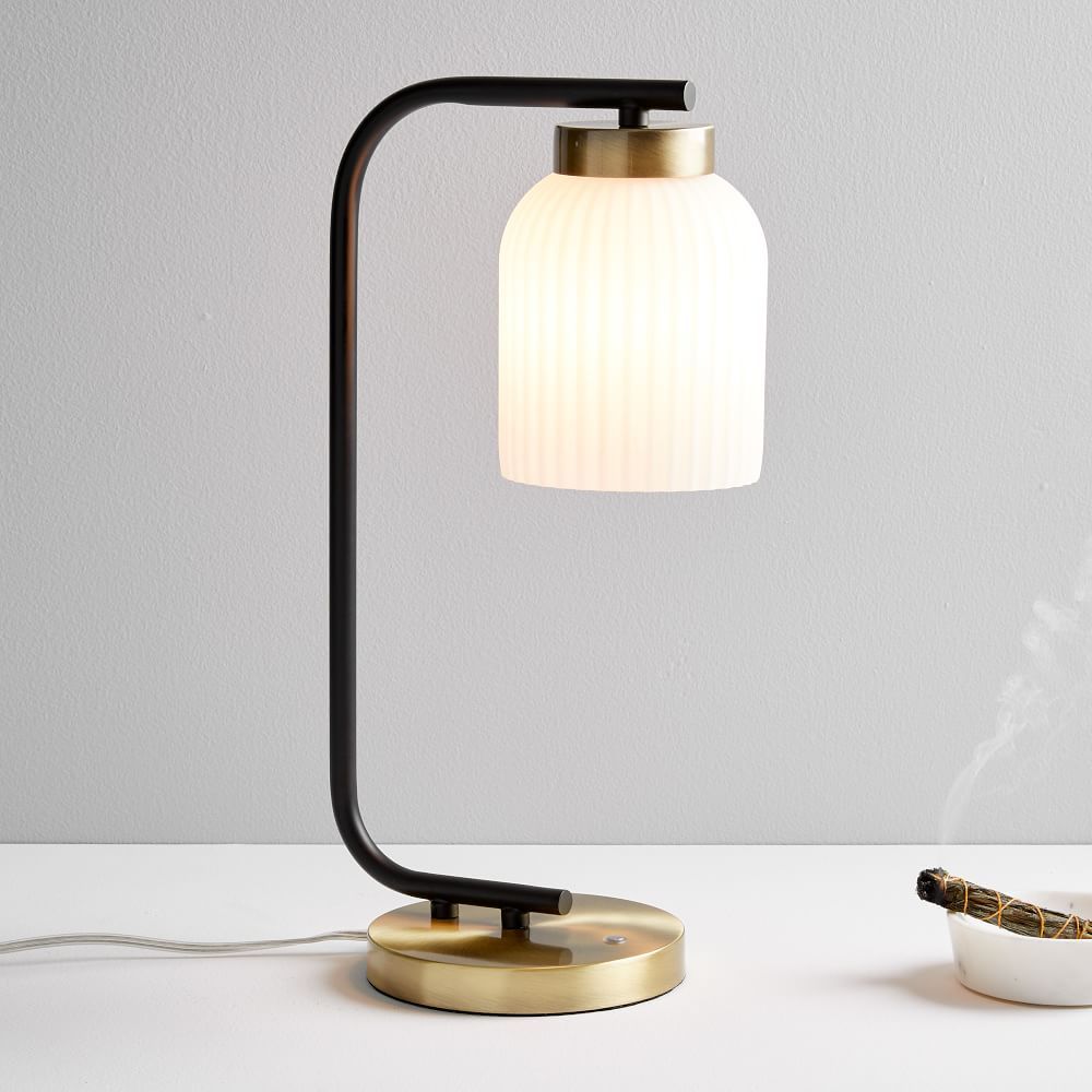 Suspended Glass Table Lamp | West Elm (US)