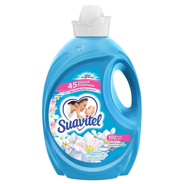 Suavitel Scented Liquid Fabric Softener and Conditioner - Field Flowers - 120 fl oz | Target