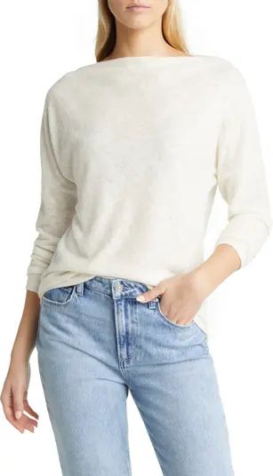 Boat Neck Long Sleeve Top | Nordstrom