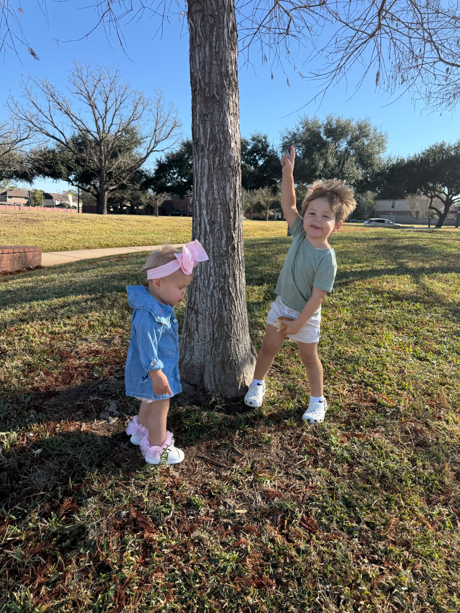 Capes hair cracks me up! Went to visit the aunties and walked to feed the ducks at the neighborhood pond!

#LTKdayinmylife #LTKKids #LTKmomlife