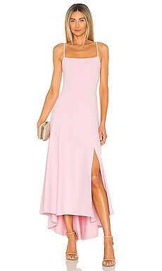 Susana Monaco Thin Strap Maxi Dress in Pink Cashmere from Revolve.com | Revolve Clothing (Global)