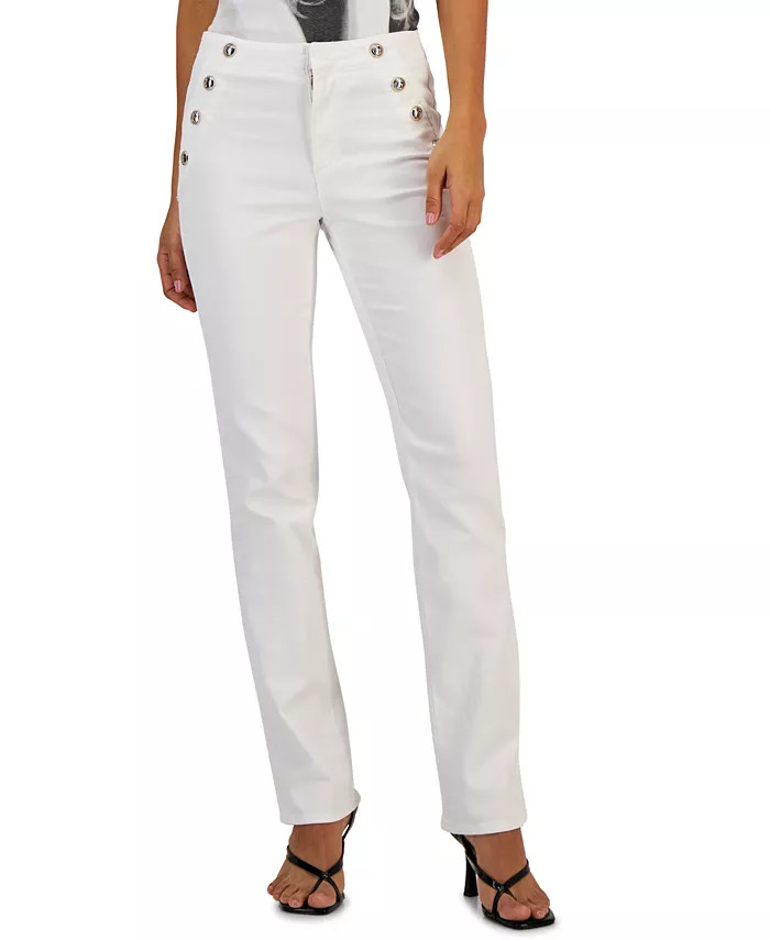 Women's Lula Straight-Leg High-Rise Jeans | Macys (US)
