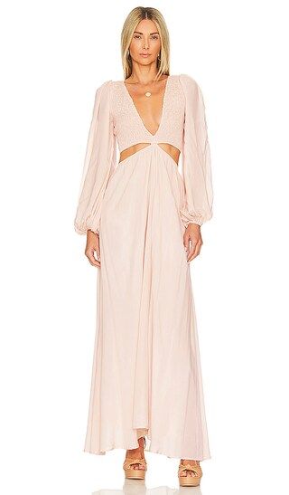 Julia Maxi Dress in Coy | Revolve Clothing (Global)