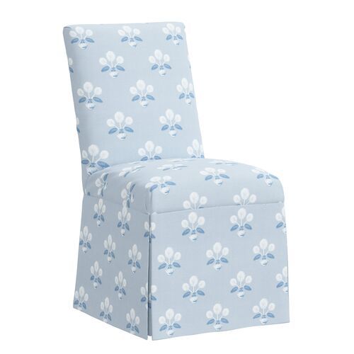 Owen Slipcover Side Chair, Block Vase Floral | One Kings Lane