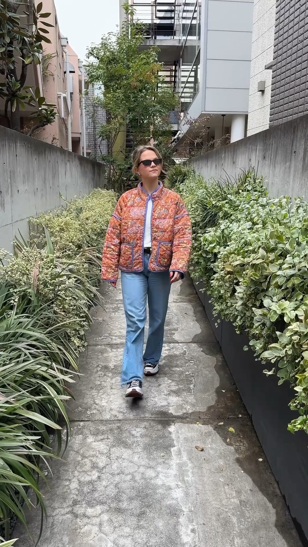 my favorite outfit I wore in Tokyo. I’m sure these jeans & top will go on sale at Abercrombie soon. This colorful jacket is classic free people! I also walked SO many miles in these converse 10/10 recommend
• Jacket - size small (oversized fit)
• jeans - 27 regular 
• t shirt - small
• shoes - size 8 (runs large)
 #tokyo #tokyostyle #travel 

#LTKStyleTip