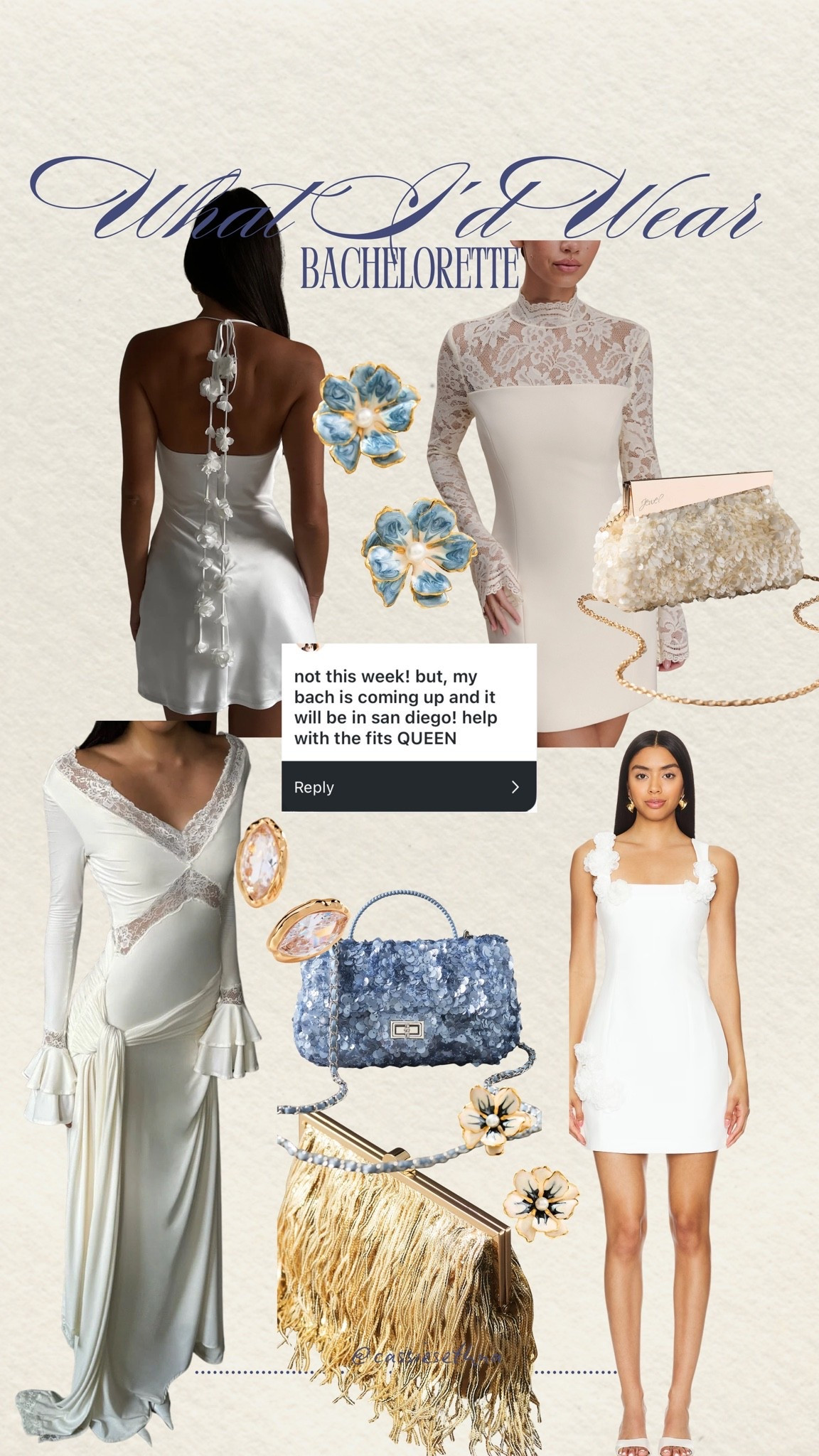 Bridal bachelorette outfit inspo!
