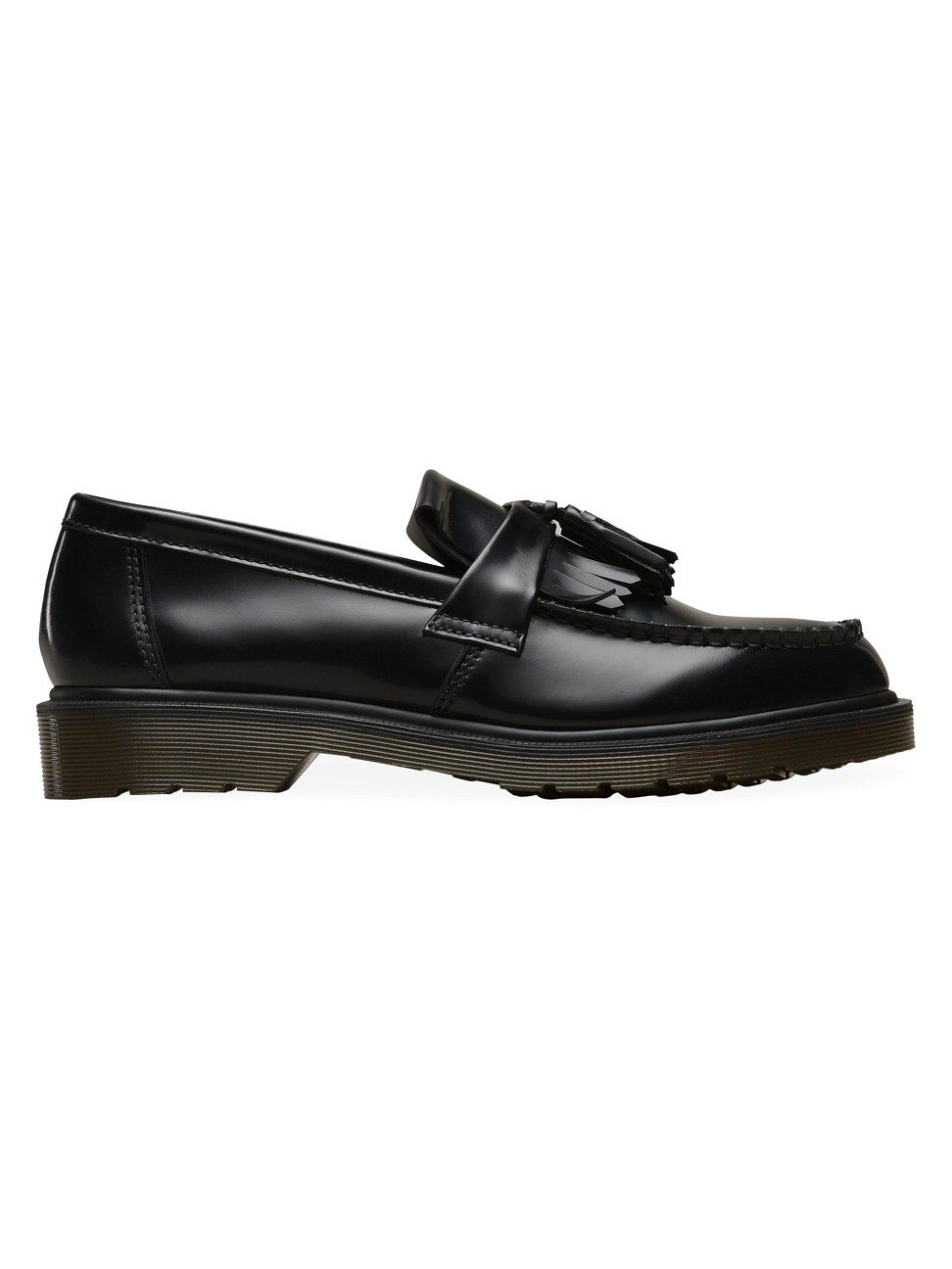 Dr. Martens Men's Adrian Tassel Leather Loafers - Black - Size 9 UK (10 US) | Saks Fifth Avenue