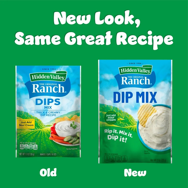 Hidden Valley Original Ranch Dips Mix, Gluten Free - 1 Packet - Walmart.com | Walmart (US)