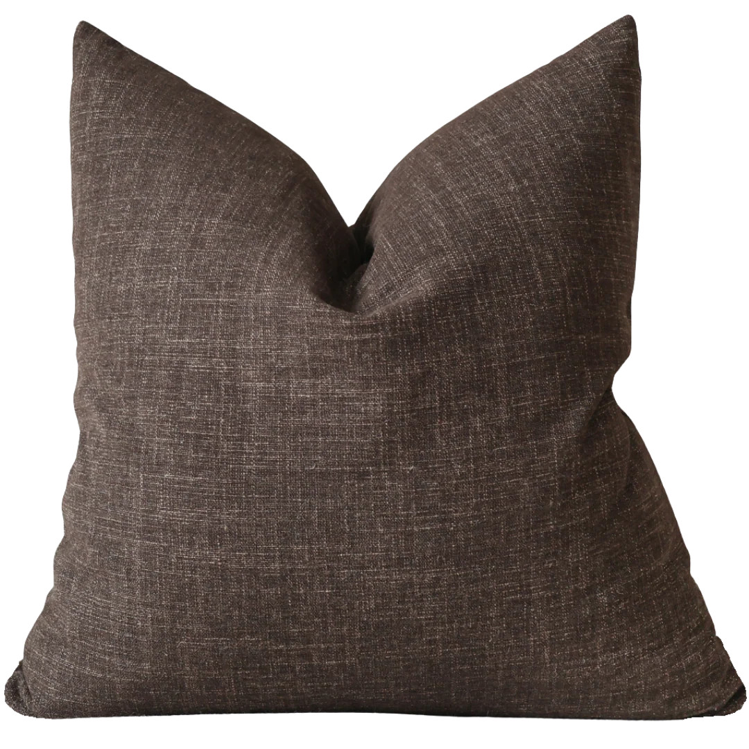 Chestnut Brown Pillow Cover | Hackner Home (US)
