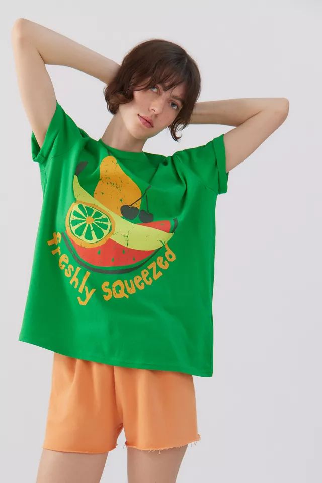 UO Freshly Squeezed Oversized Tee | Urban Outfitters (US and RoW)