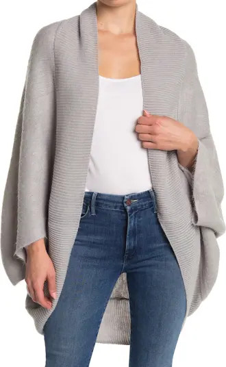 Faux Calf Hair Dolman Sleeve Cocoon Cardigan | Nordstrom Rack